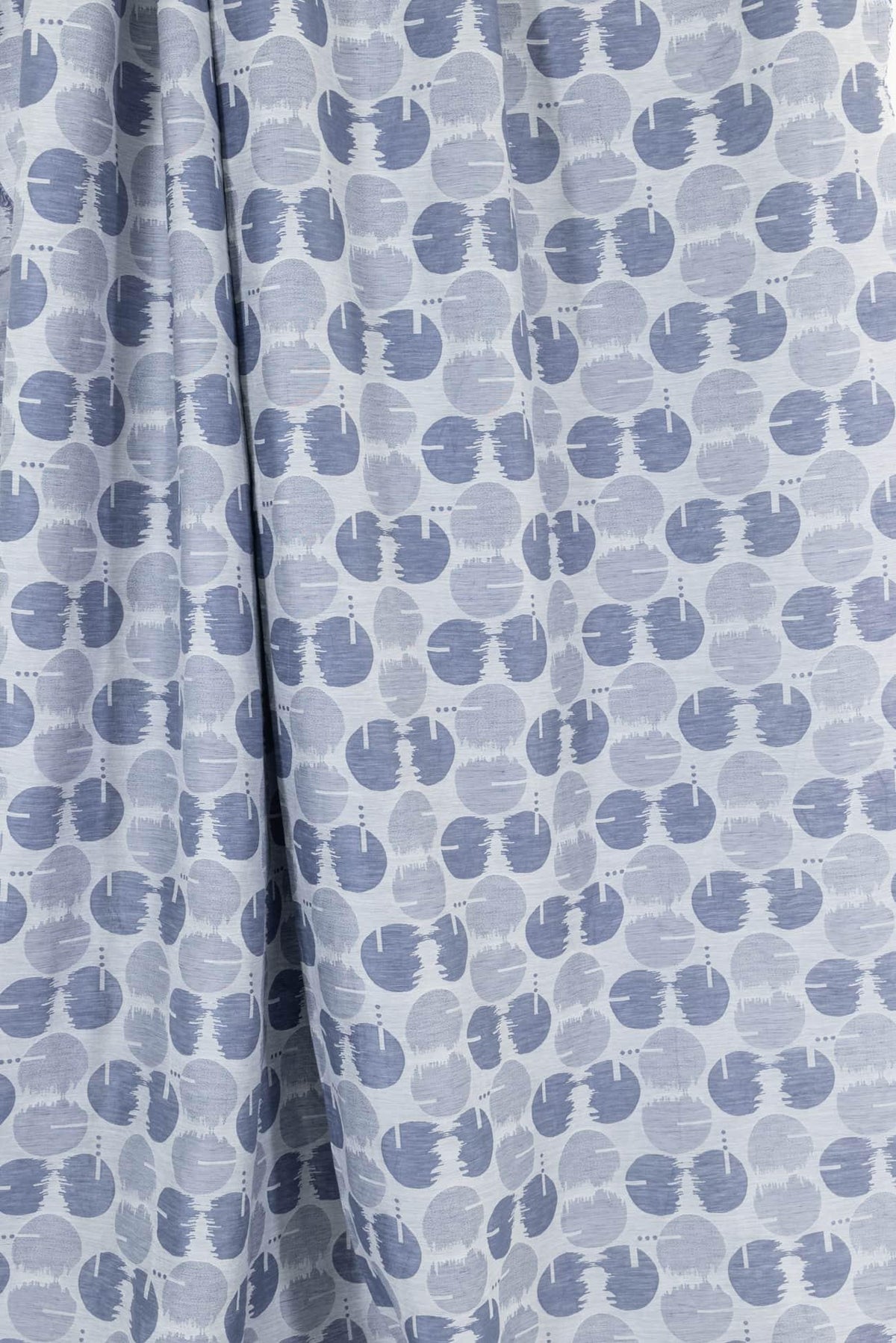 Blue Hills Linen Blend Jacquard Woven - Marcy Tilton Fabrics