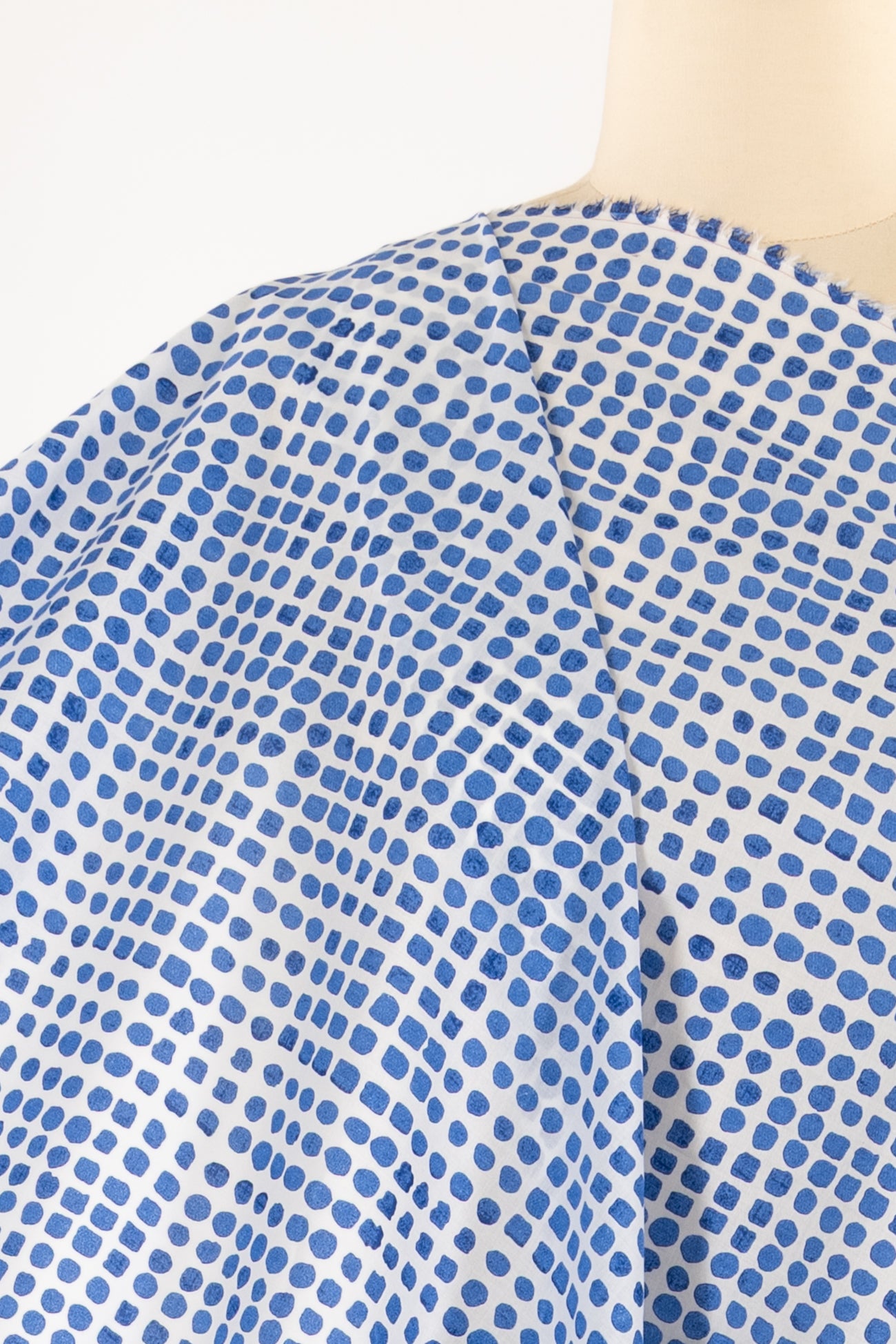 Blue Lentils Cotton Woven