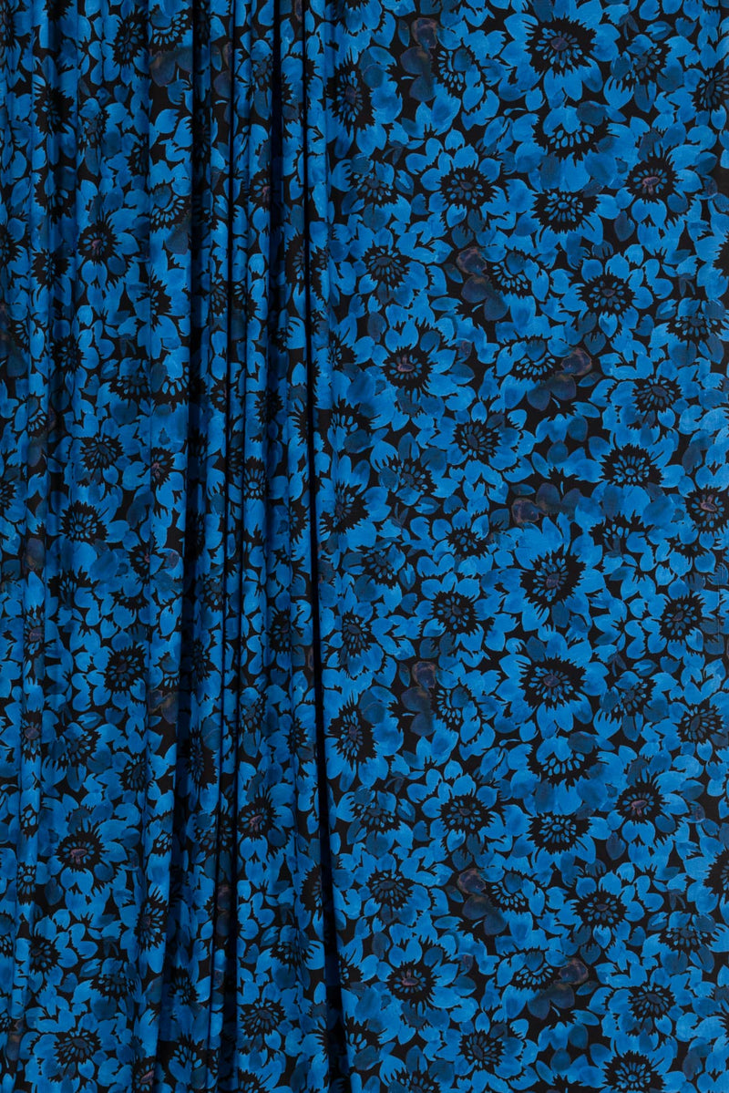 Blue Marguerite Italian Viscose Knit