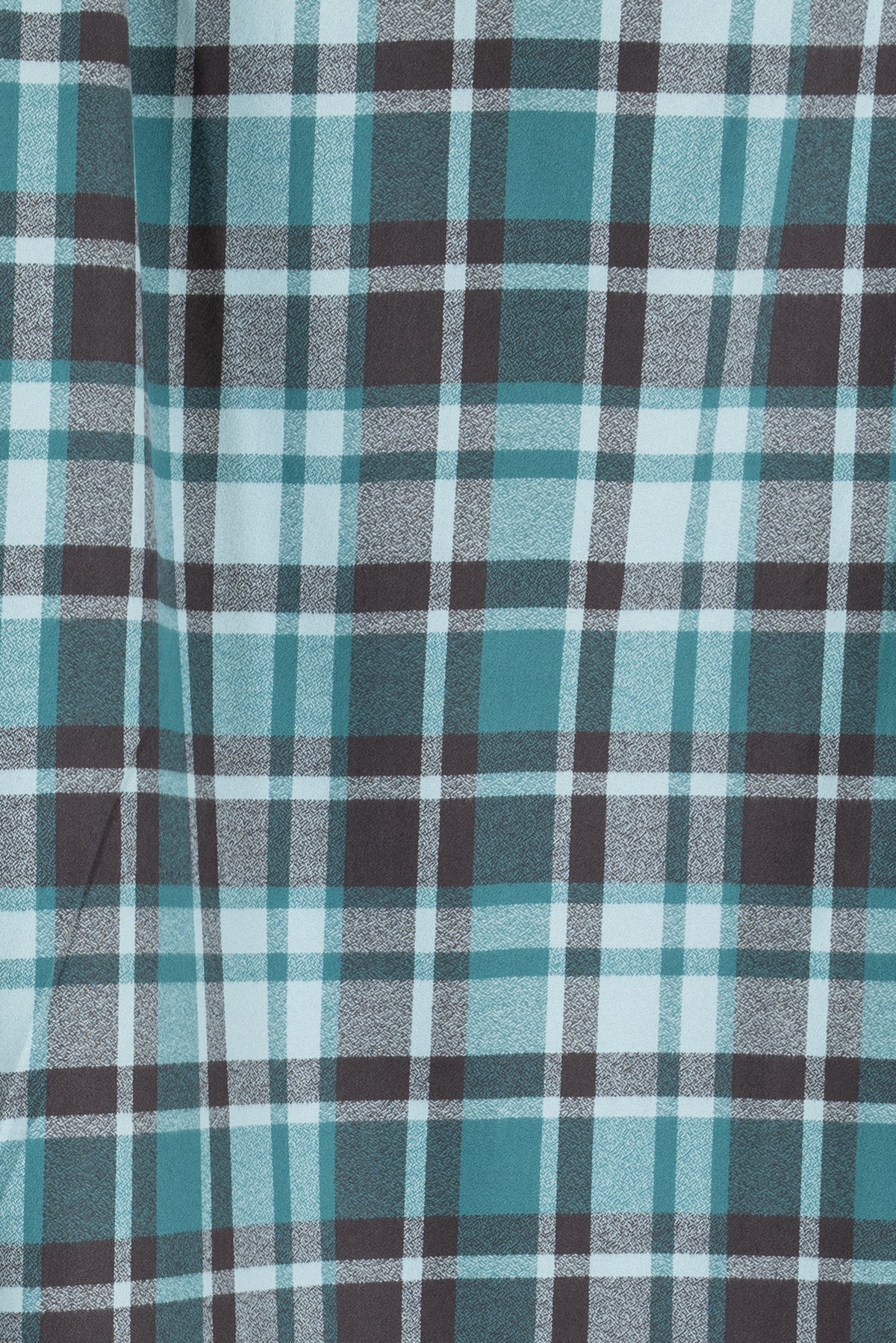 Blue Mountain Plaid Cotton Flannel Woven