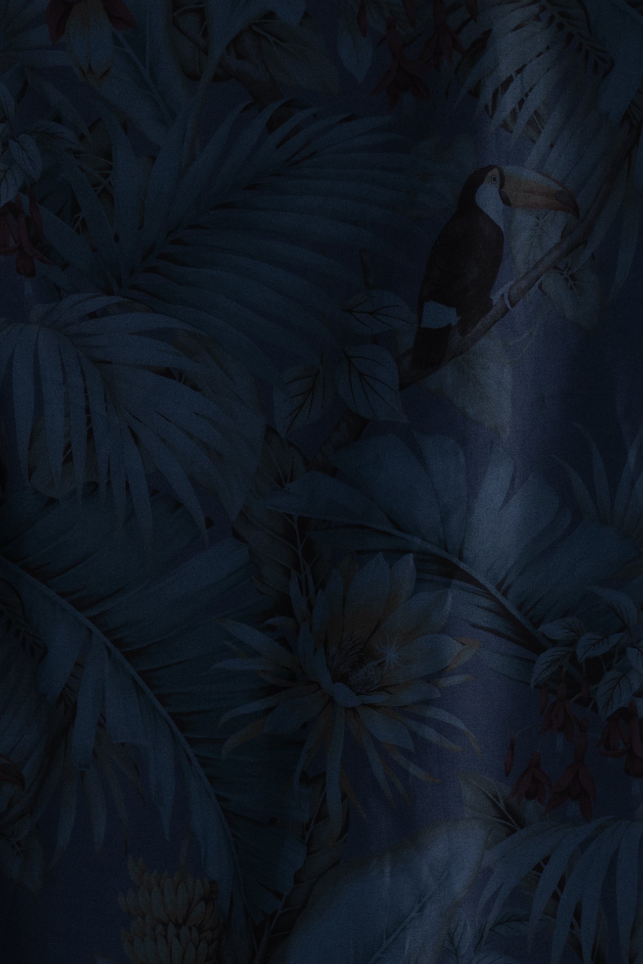 Blue Palmetto Japanese Cotton Denim Woven