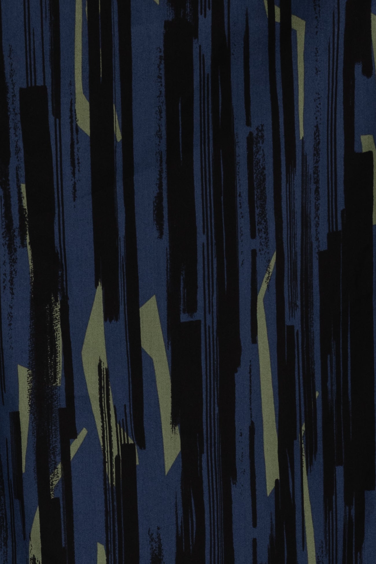 Blue Pine Stripe Rayon/Cotton Japanese Woven
