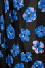 Blue Poppies Italian Cotton Woven - Marcy Tilton Fabrics