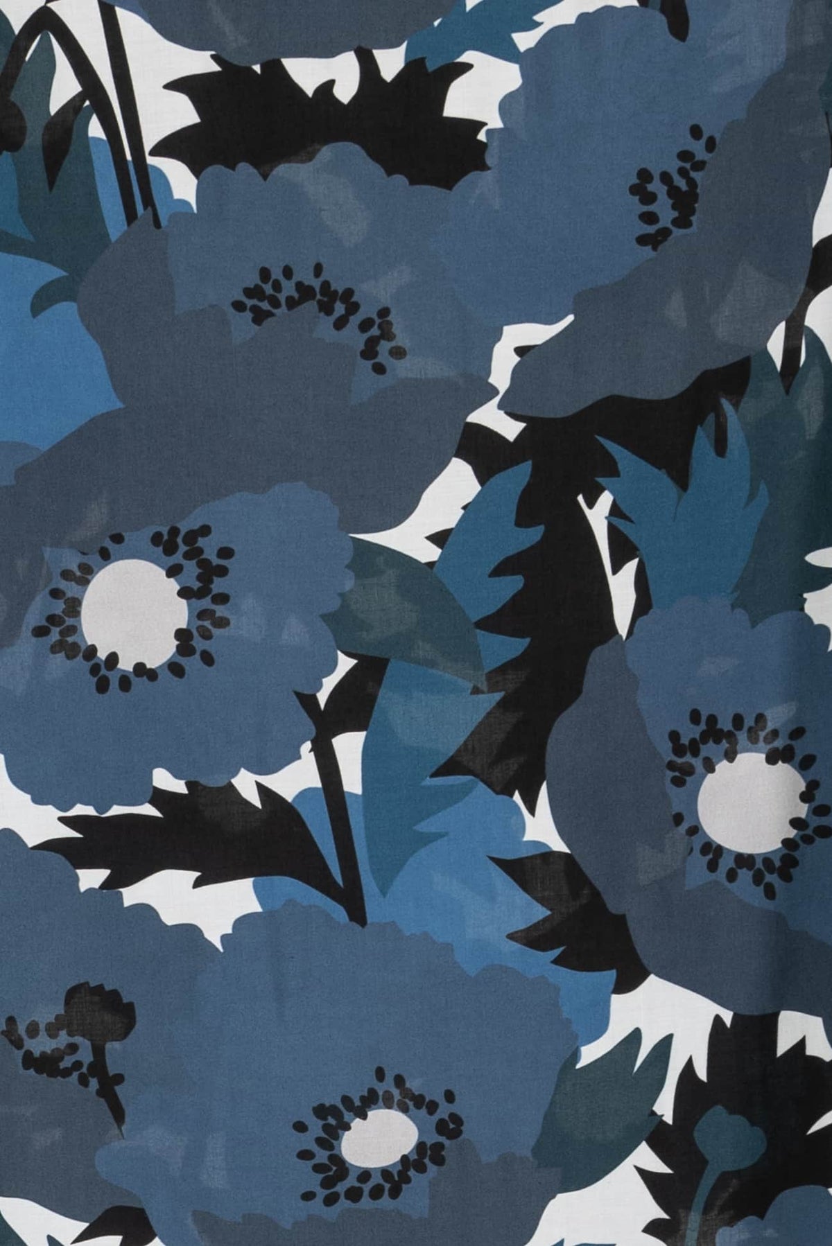 Blue Poppies Modal/Rayon Woven