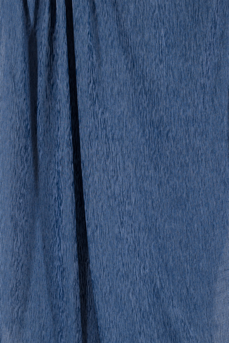 Blue Ripples Japanese Cotton Woven