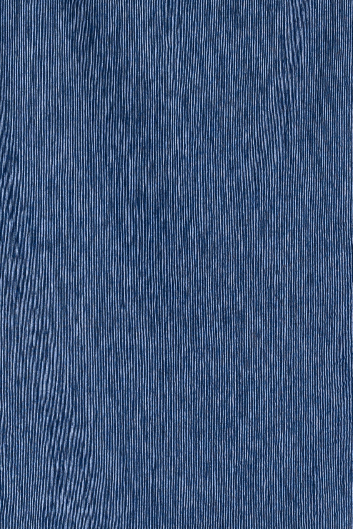 Blue Ripples Japanese Cotton Woven