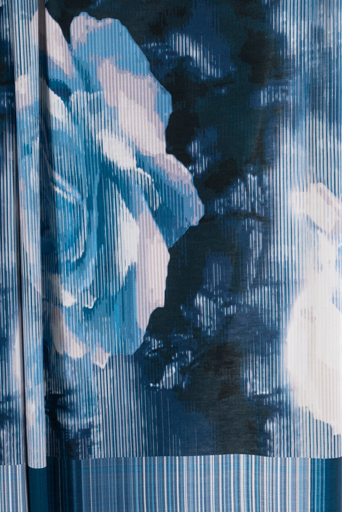 Blue Rose Italian Viscose Knit SOLD BY THE PANEL