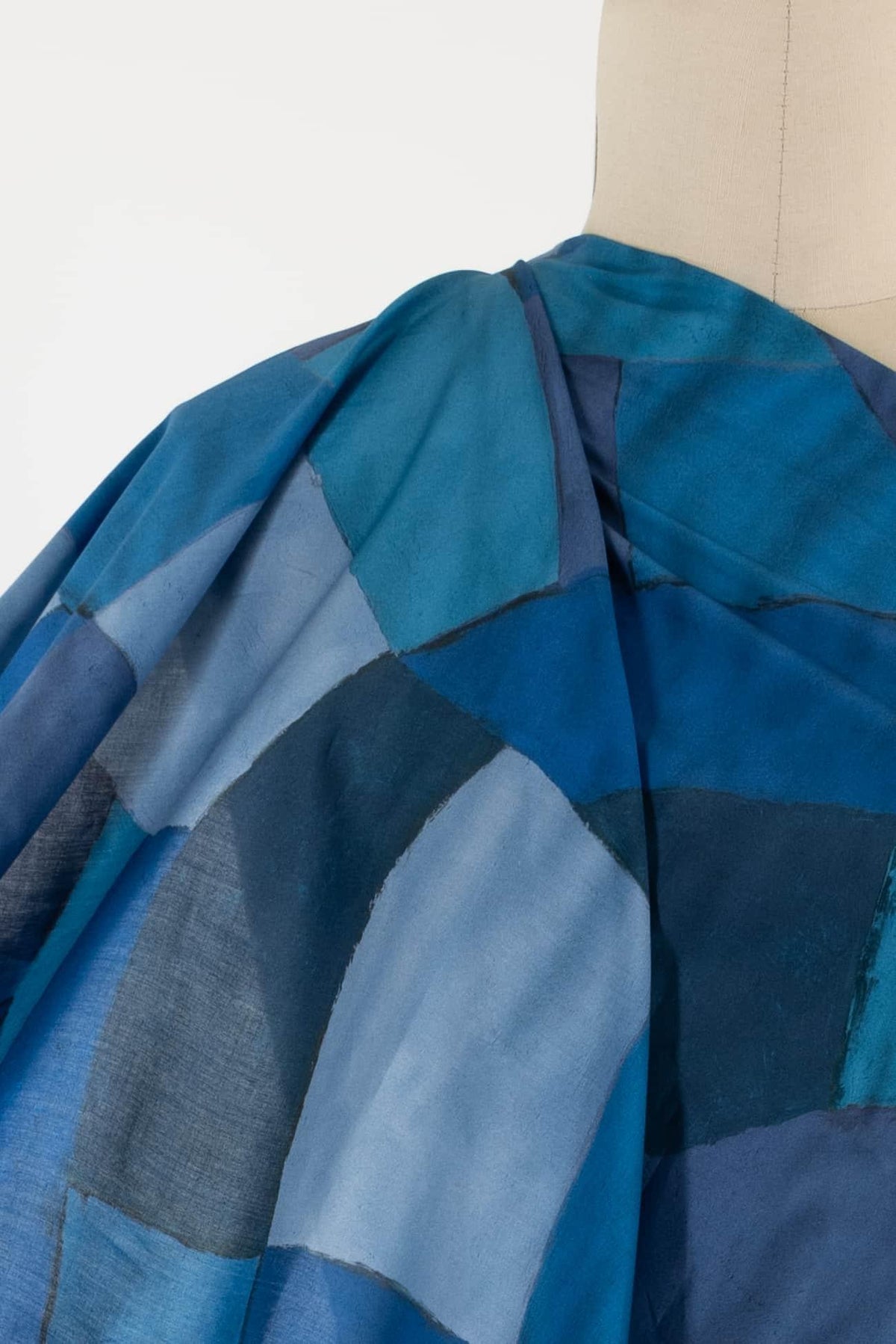 Bluer Than Blue Liberty Cotton Woven - Marcy Tilton Fabrics