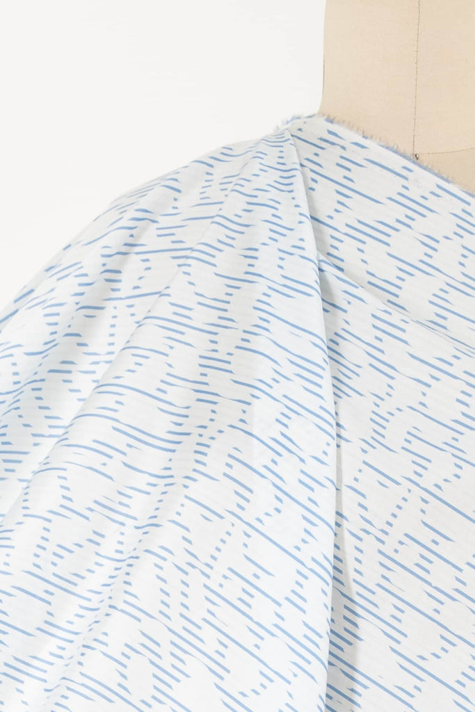 Blue Shadows Italian Cotton Woven - Marcy Tilton Fabrics