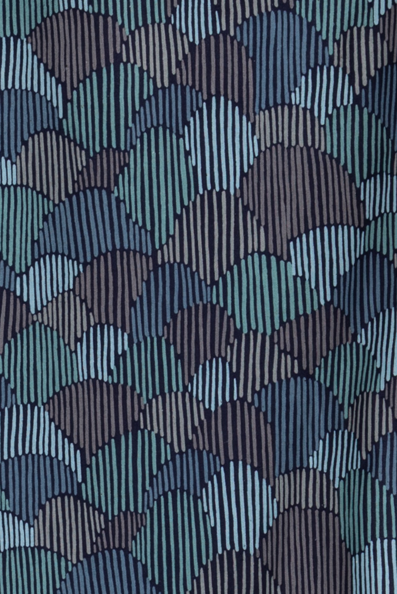 Blue Shells Japanese Cotton/Linen Woven
