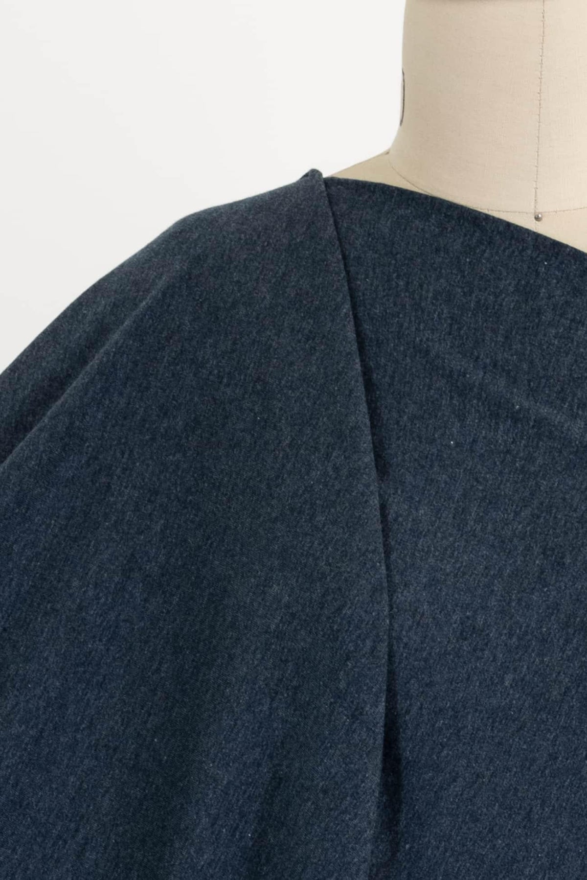 Blue Steel Tencel/Organic Cotton Sweatshirt Fleece Knit - Marcy Tilton Fabrics