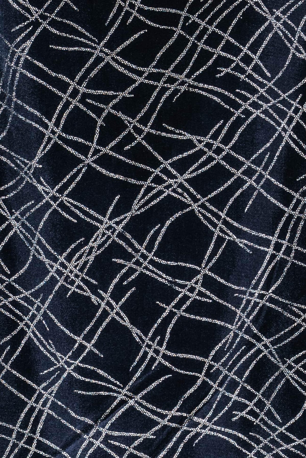 Blue Tango Velvet Knit - Marcy Tilton Fabrics