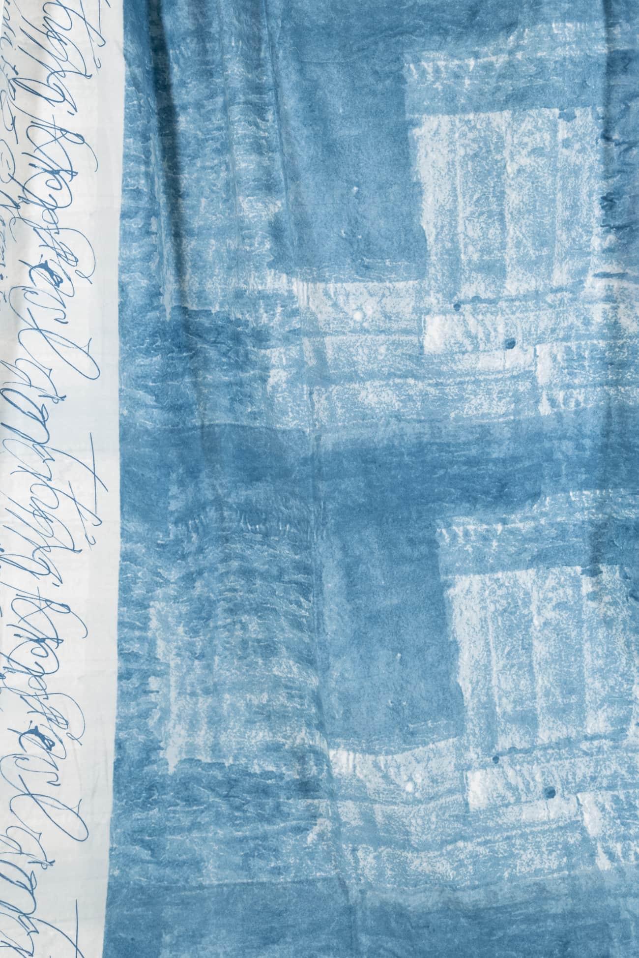 Blue Wabi Sabi Japanese Brushed Linen/Cotton Woven - Marcy Tilton Fabrics