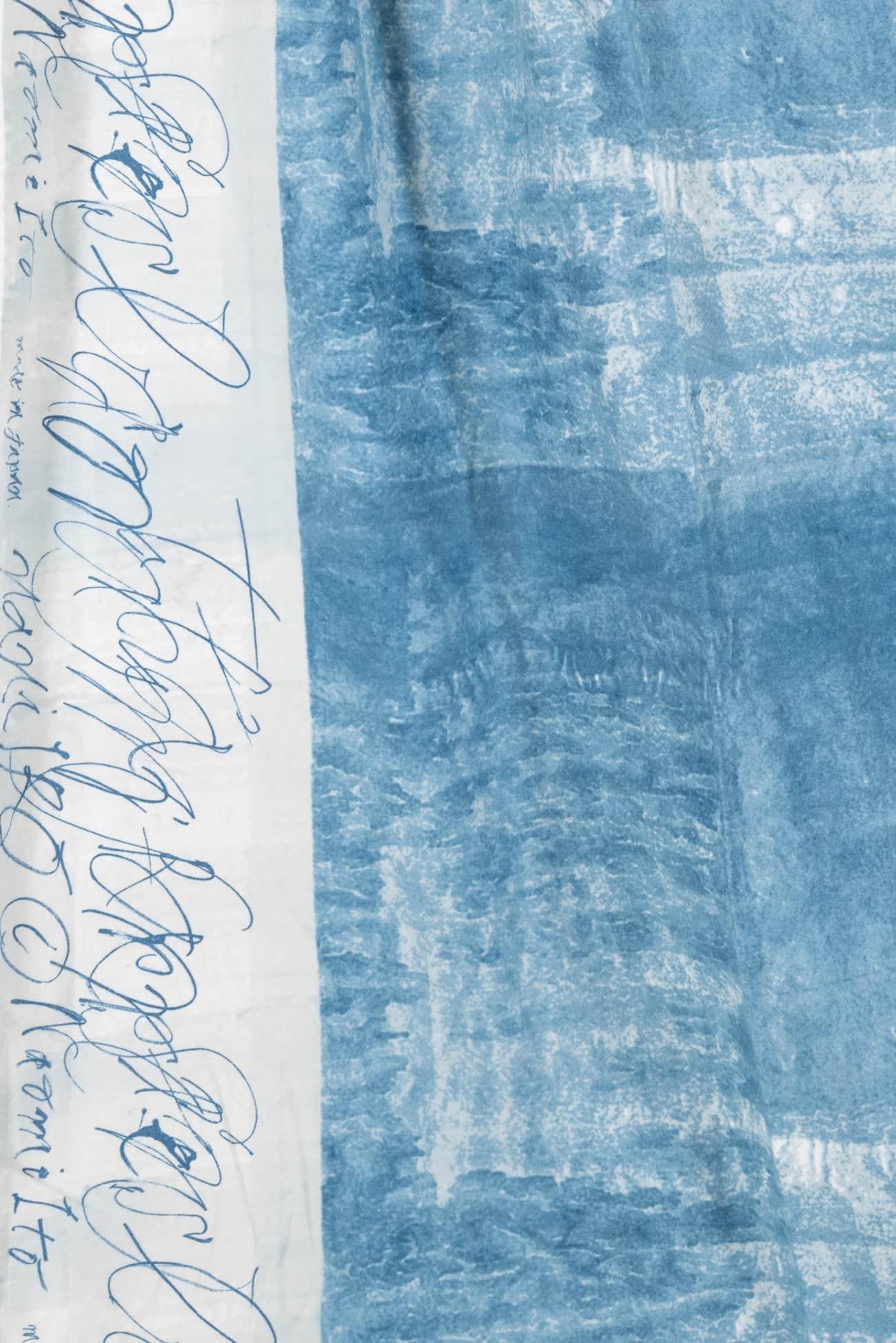 Blue Wabi Sabi Japanese Brushed Linen/Cotton Woven - Marcy Tilton Fabrics