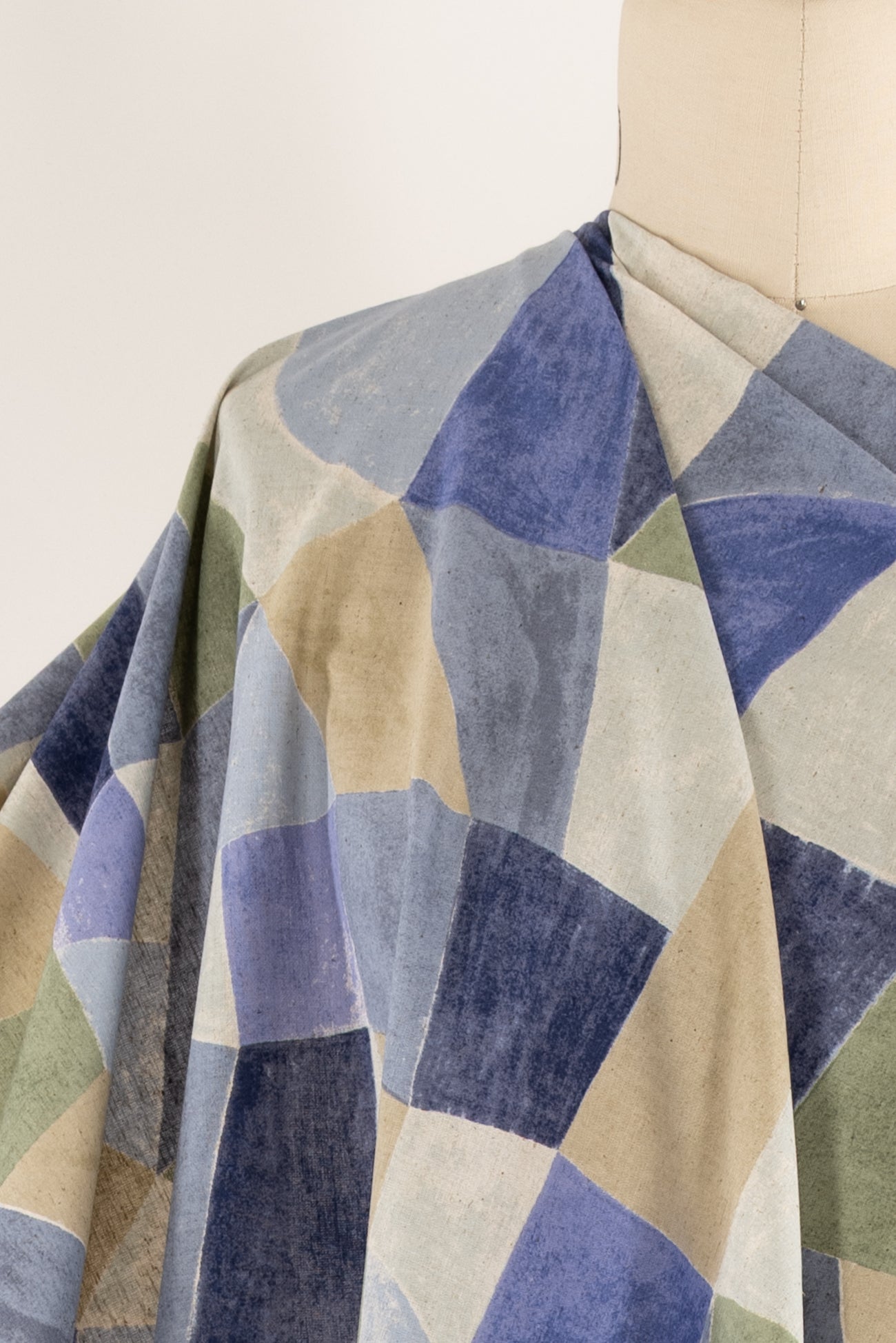 Blue Wander Japanese Cotton/Linen Woven