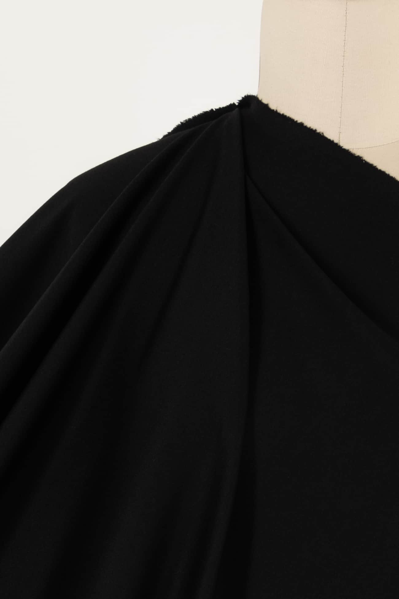 Crow Black Ponte Knit