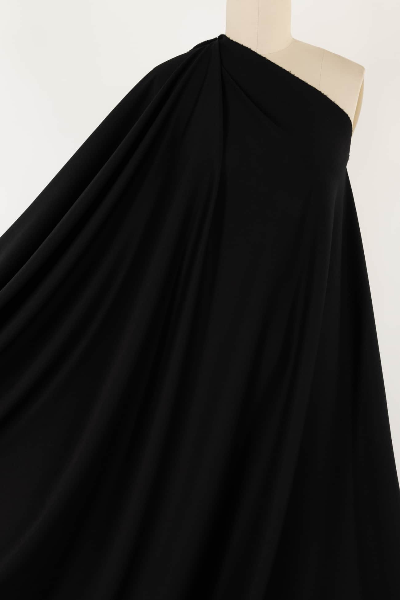 Crow Black Ponte Knit