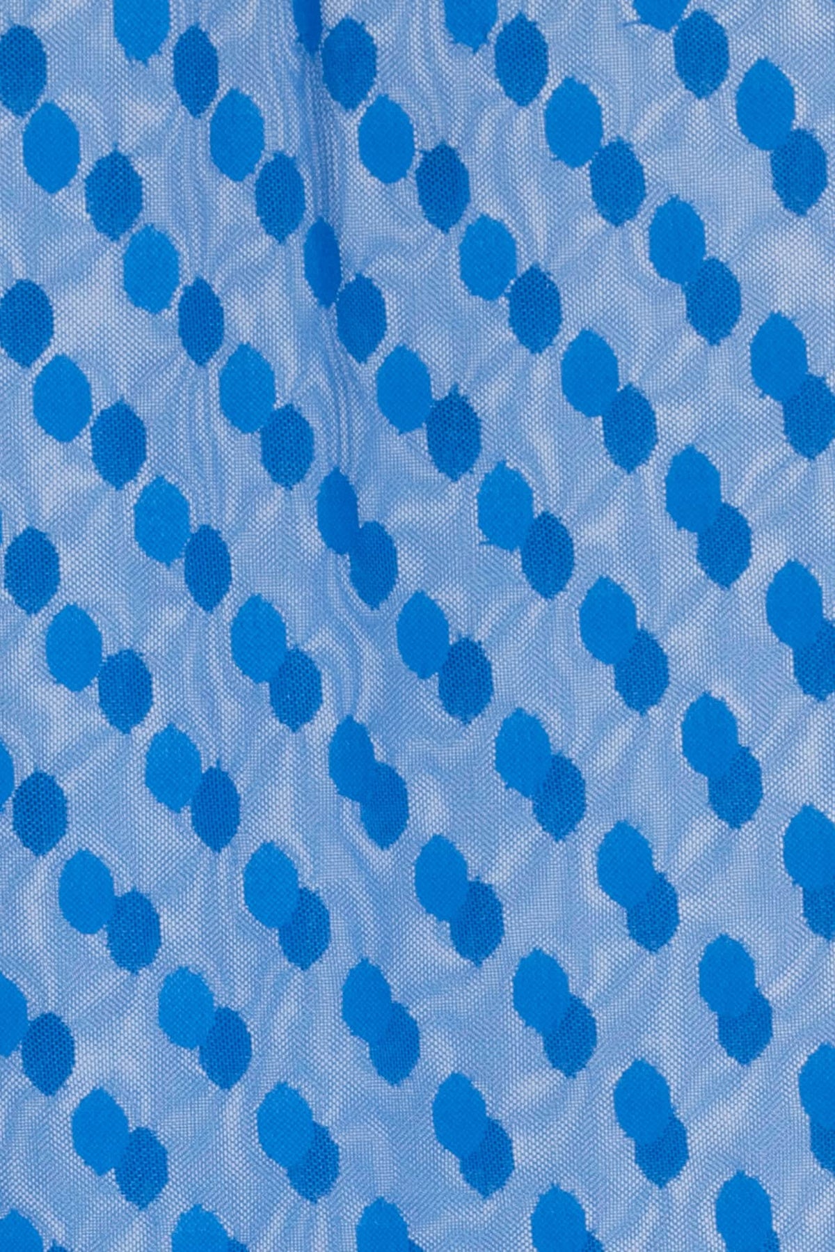 Brilliant Blue Dots Mesh