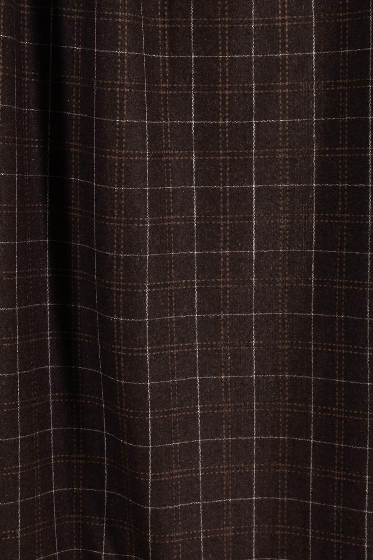 Brown Derby Wool Plaid Woven - Marcy Tilton Fabrics