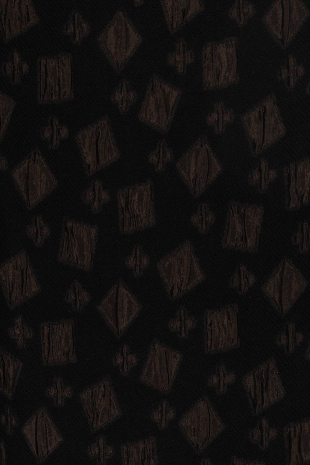 Brown Diamond French Brocade Woven SOLD BY THE CUT