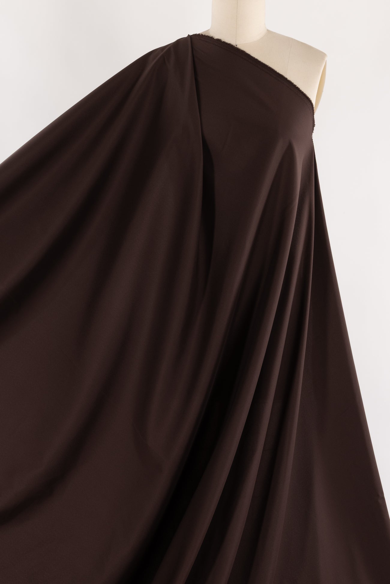 Brown Stretch Lining Woven