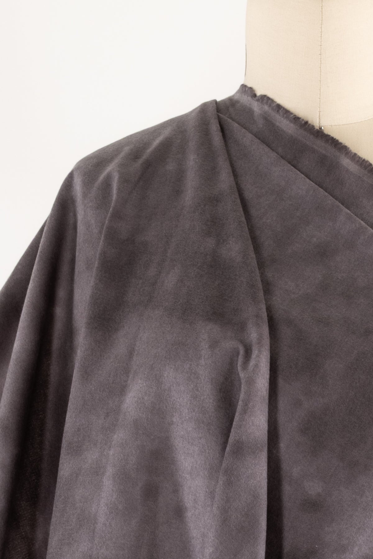 Brune Gray Chromatic Cotton Flannel Woven