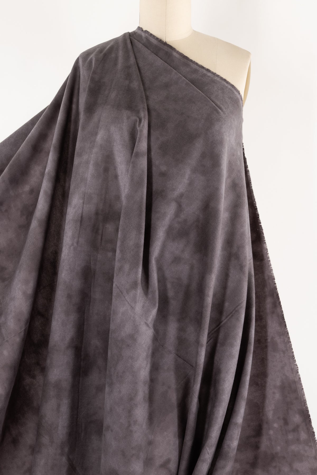 Brune Gray Chromatic Cotton Flannel Woven