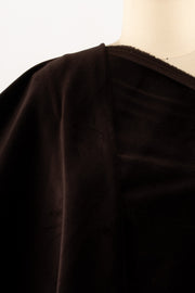 Brunette Stretch Velveteen Woven