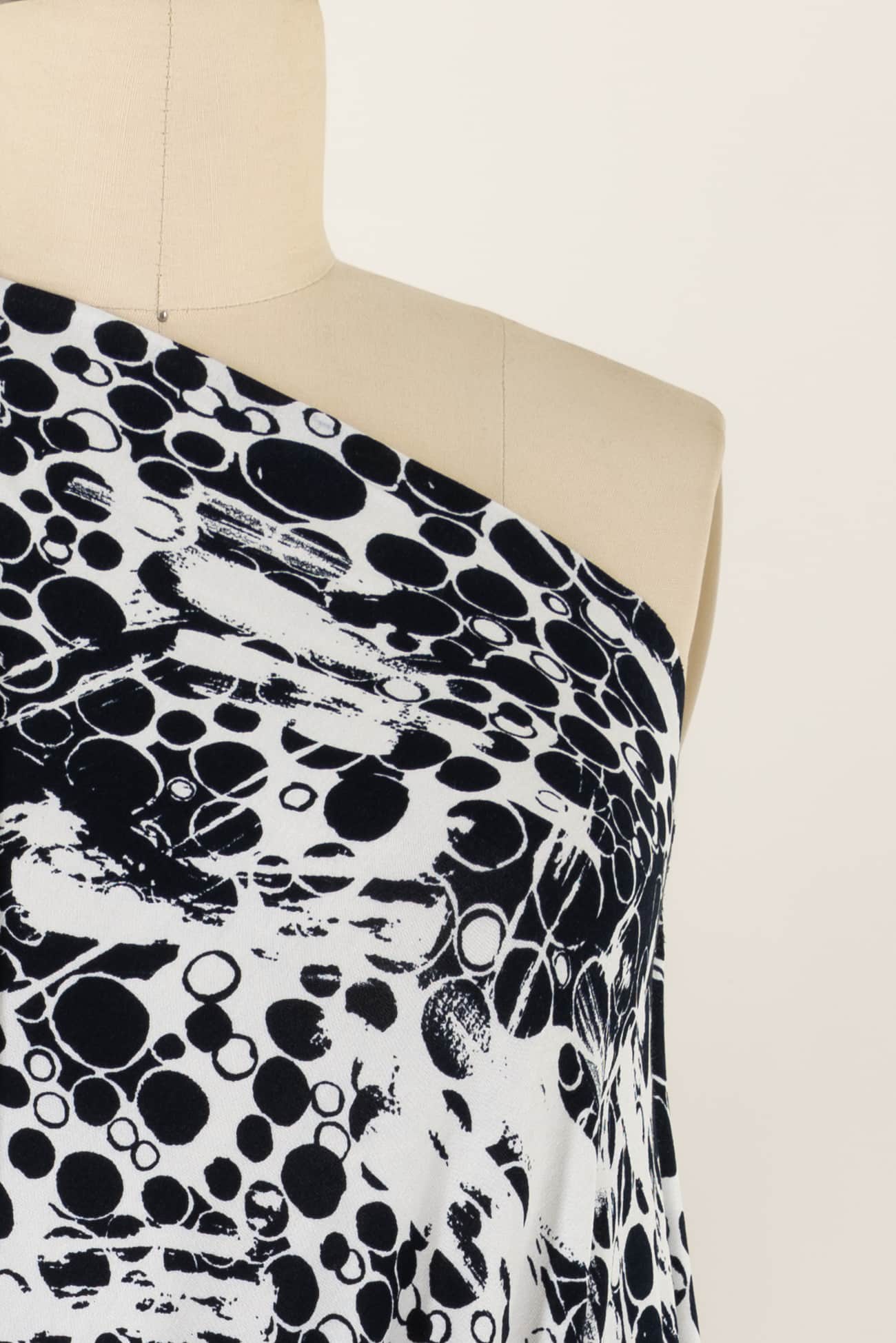 Bubble Dots Rayon Knit - Marcy Tilton Fabrics