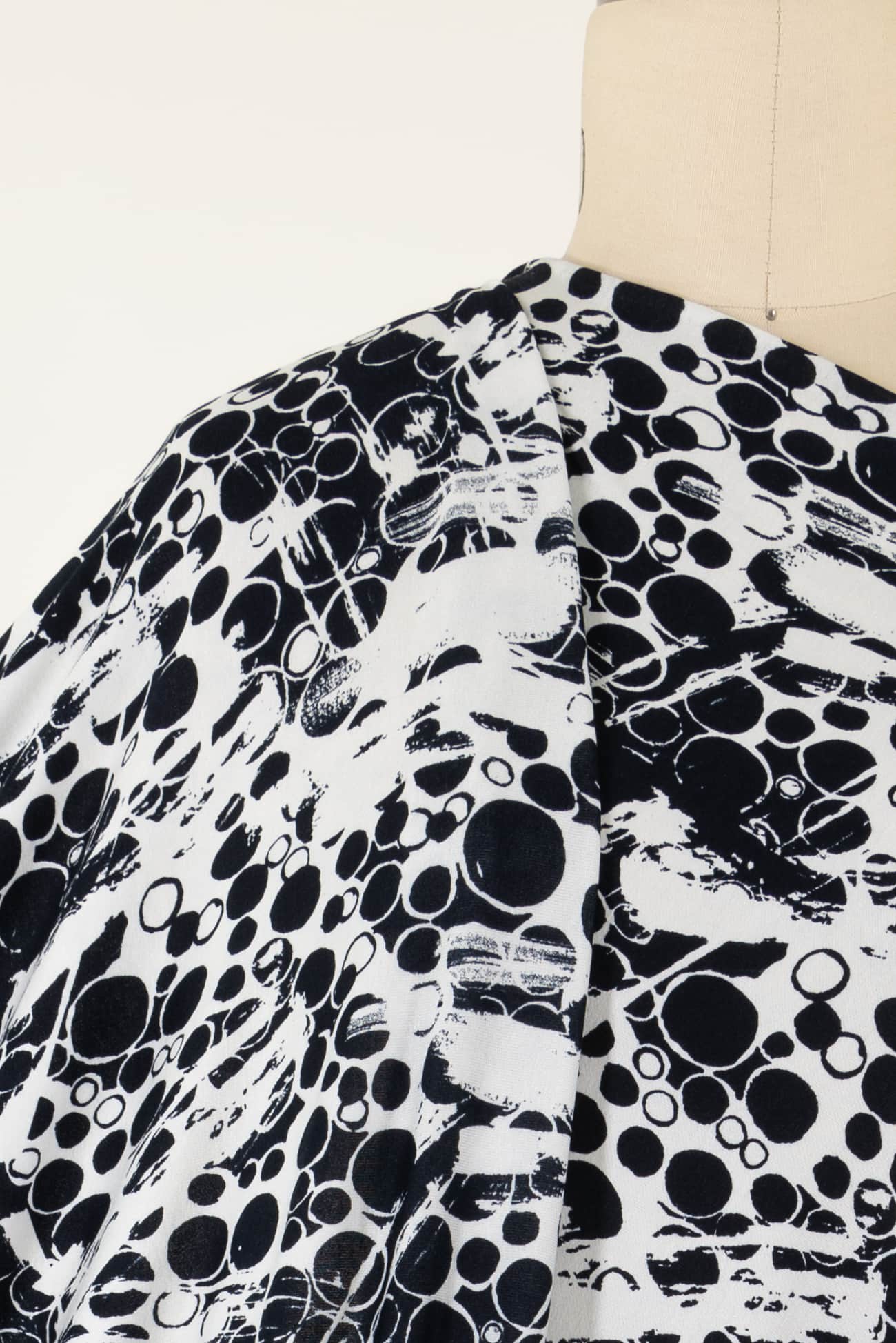 Bubble Dots Rayon Knit - Marcy Tilton Fabrics