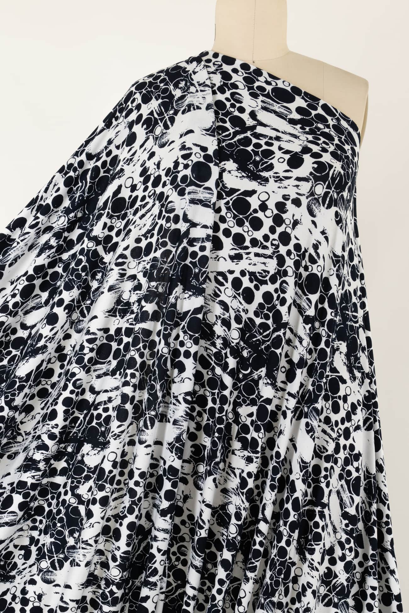 Bubble Dots Rayon Knit - Marcy Tilton Fabrics