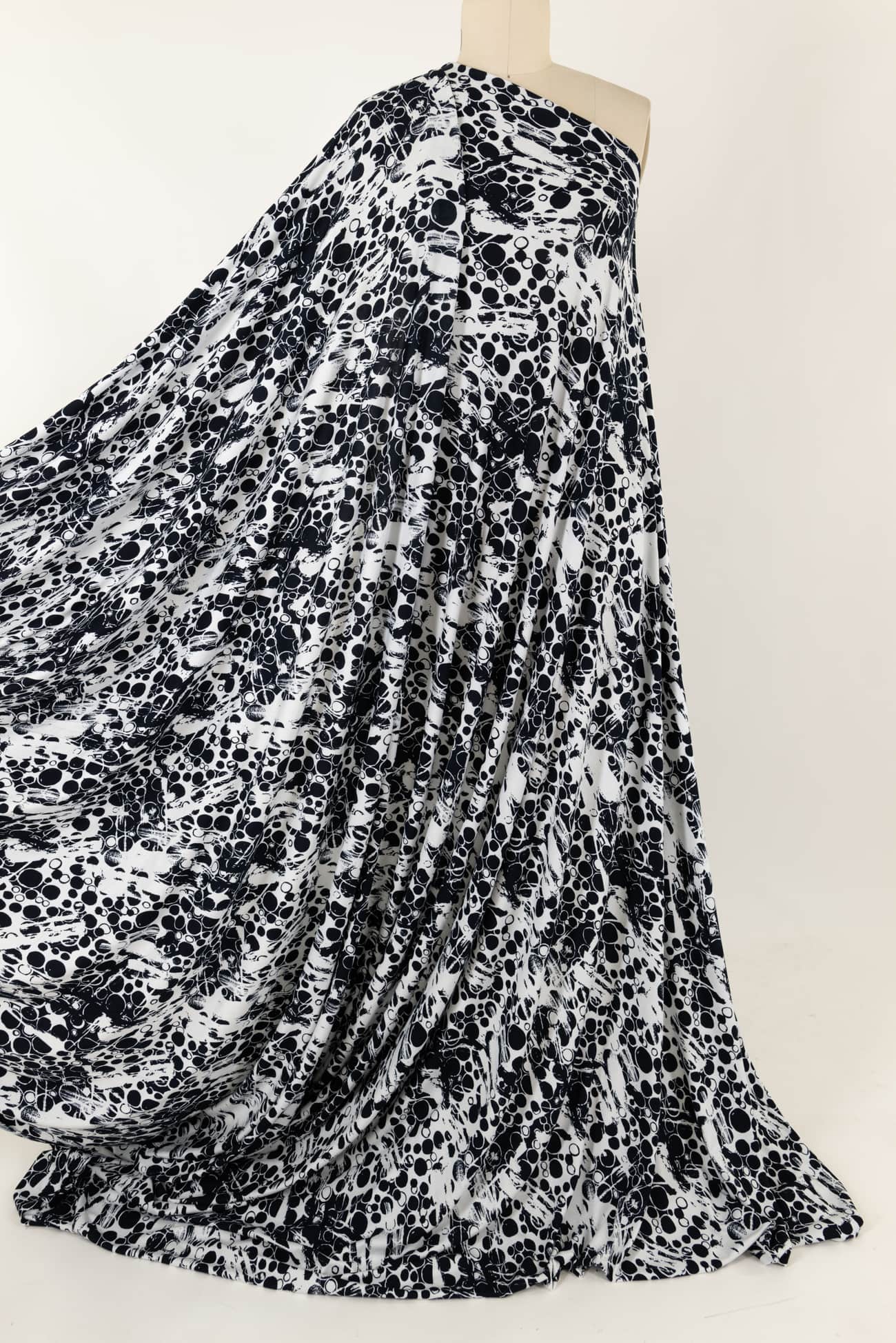 Bubble Dots Rayon Knit - Marcy Tilton Fabrics