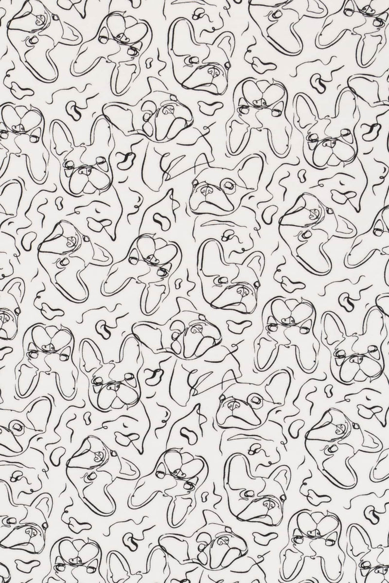 Bulldoggie Heaven Cotton Knit - Marcy Tilton Fabrics