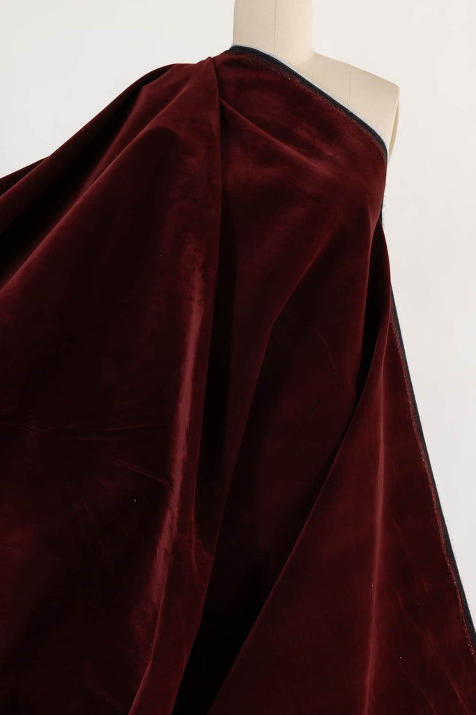 Burgundian Italian Denim Woven - Marcy Tilton Fabrics