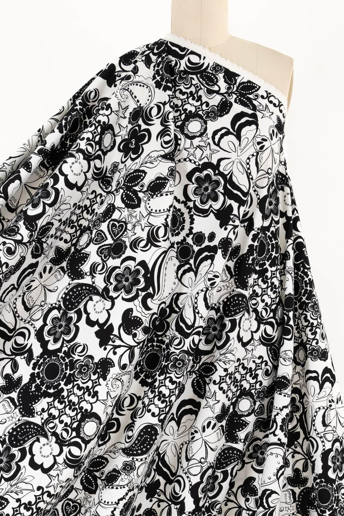 Butterflies Of Love Italian Cotton Woven - Marcy Tilton Fabrics