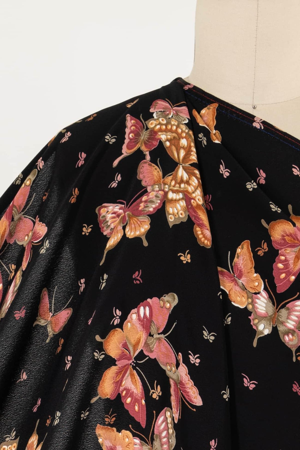 Butterfly Pavillion Rayon Crepe Woven - Marcy Tilton Fabrics