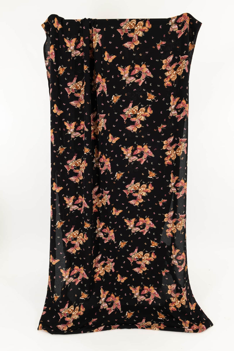 Butterfly Pavillion Rayon Crepe Woven - Marcy Tilton Fabrics