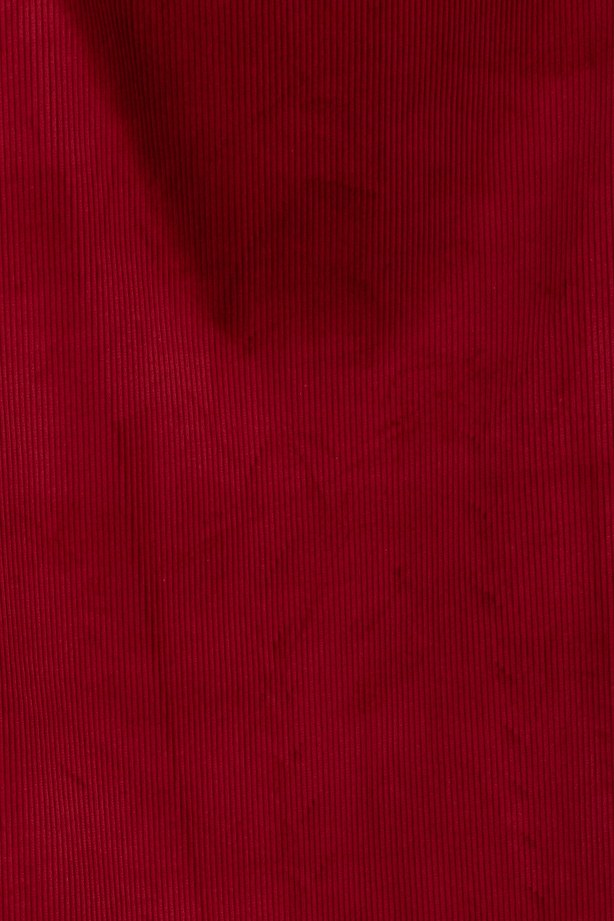 Candy Apple Red Japanese Cotton Corduroy