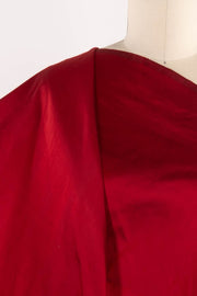 Candy Apple Red Silk Dupioni Woven