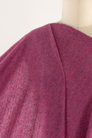 Pink Candy Tweed Wool/Silk Italian Sweater Knit