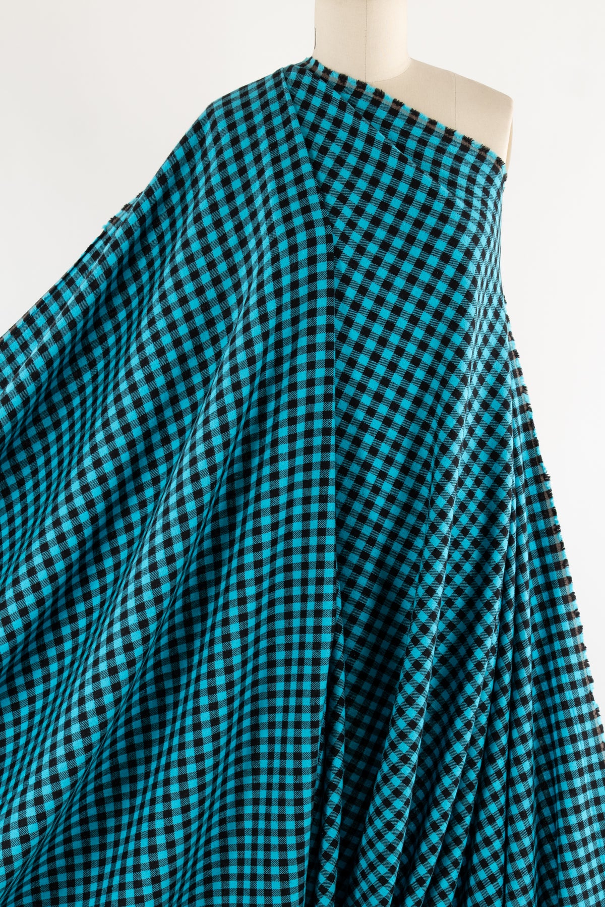 Capri Checks Cotton Flannel Woven