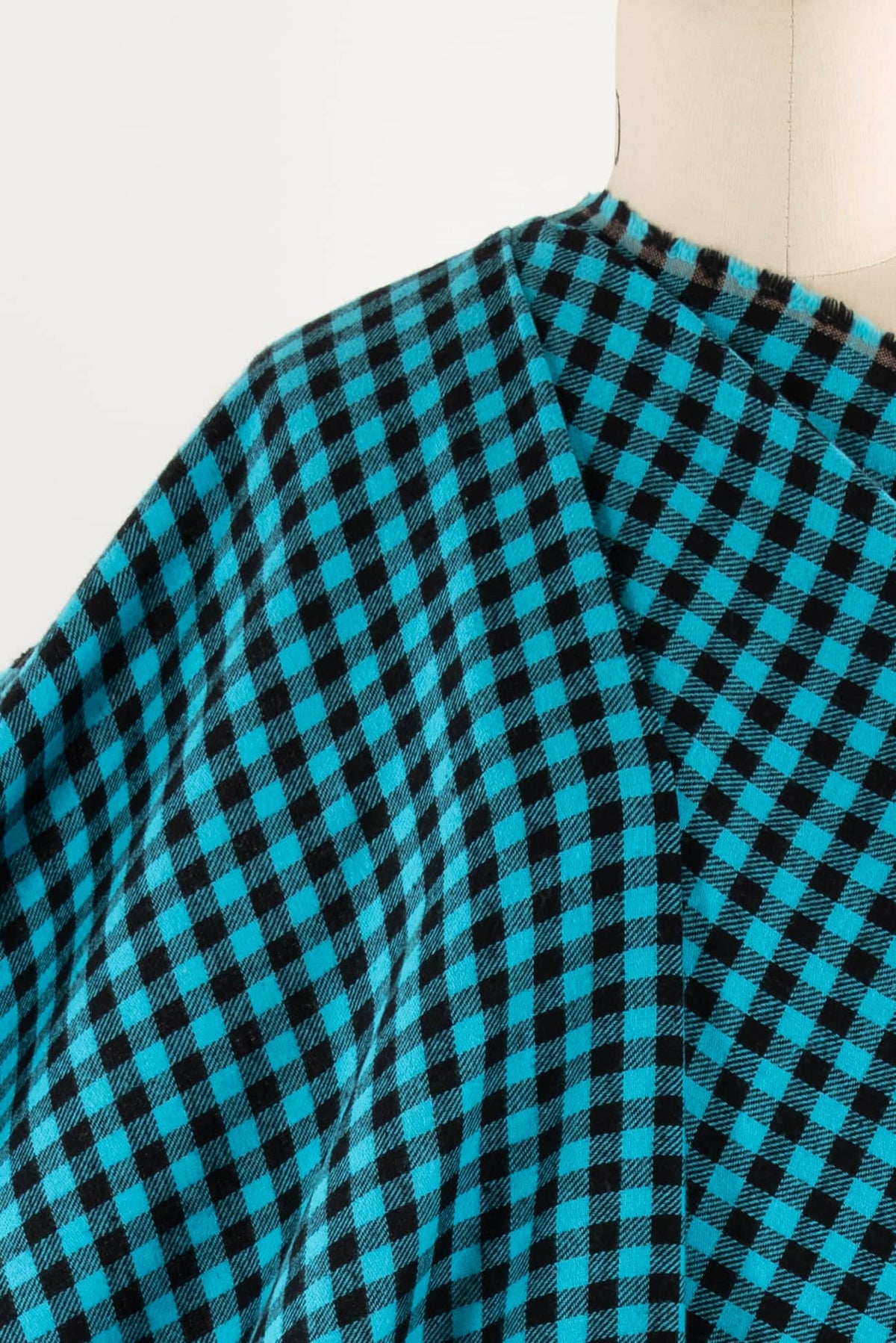 Capri Checks Cotton Flannel Woven