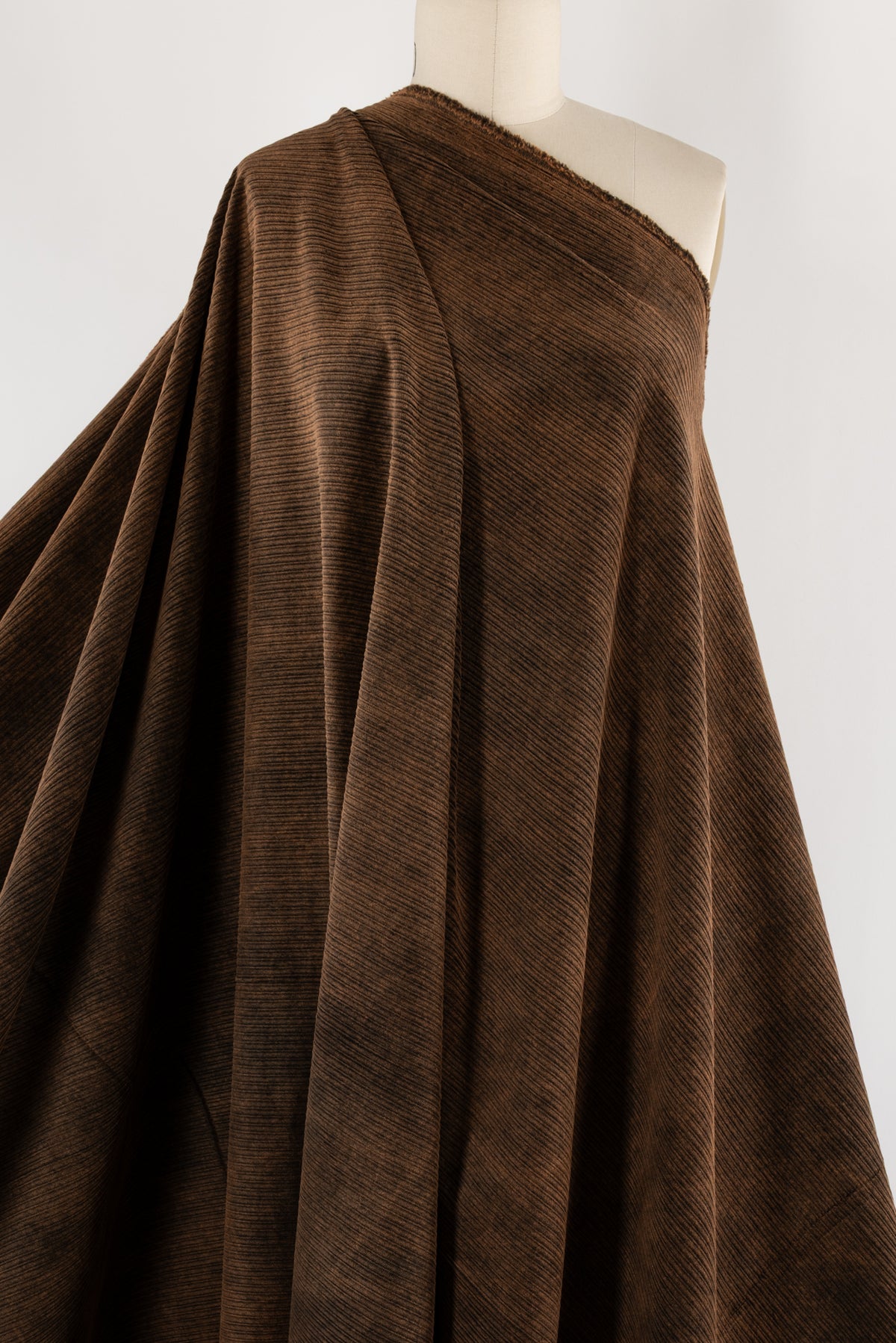 Caramel Cotton Corduroy Woven