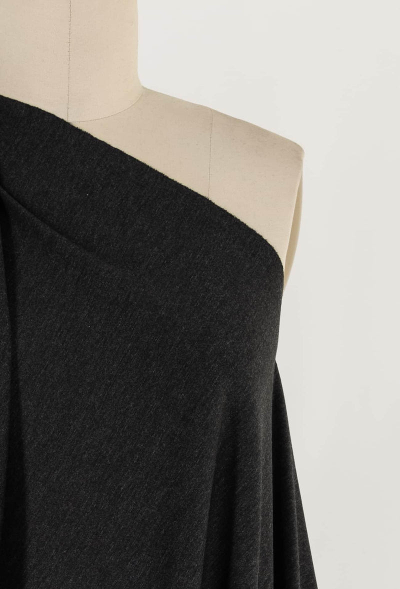 Carbon Gray Primo Ponte Knit - Marcy Tilton Fabrics