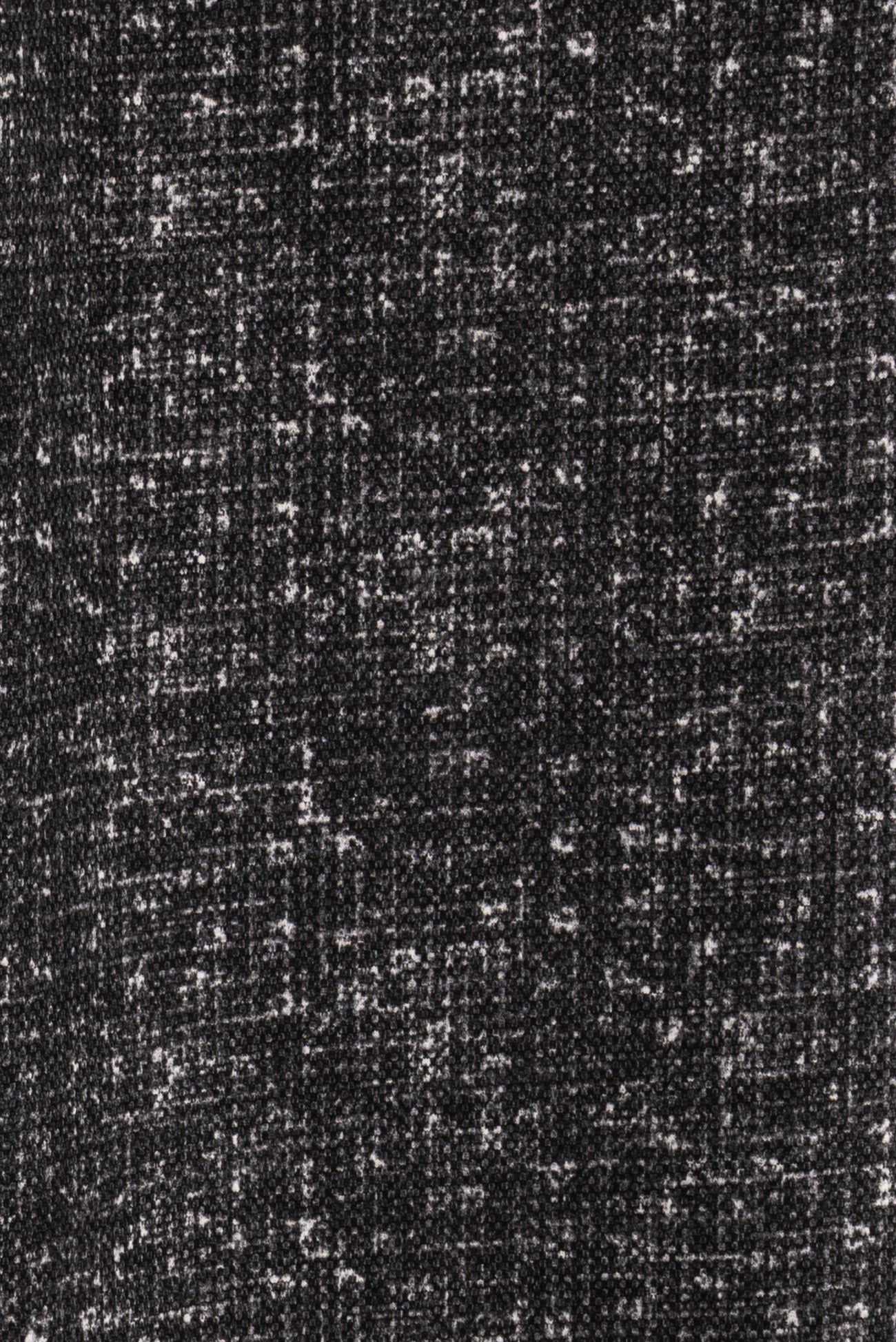 Carbon Tweedy Cotton Blend Fleece Knit