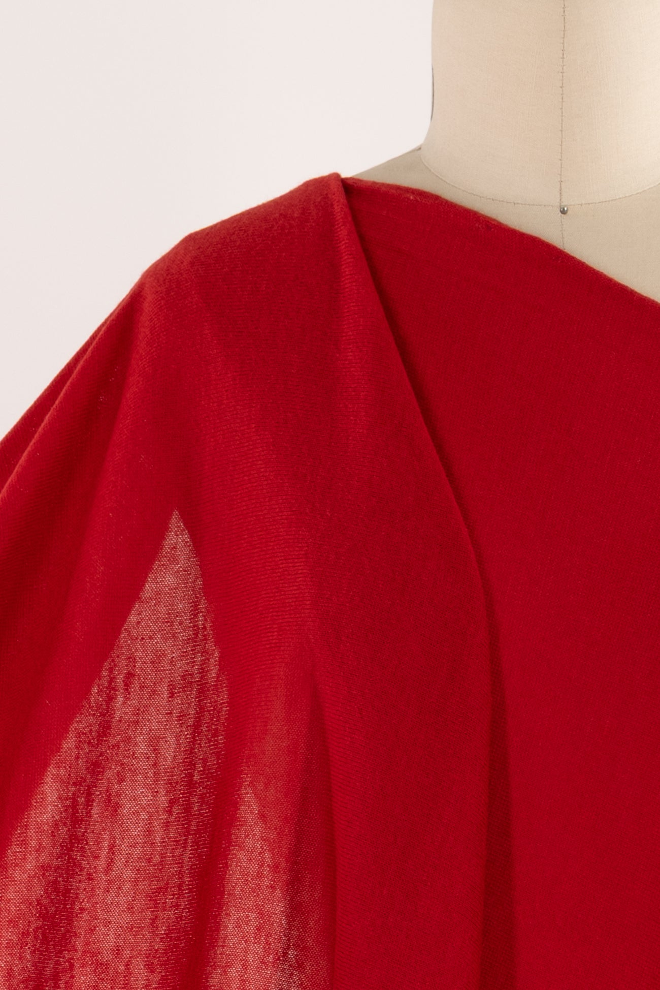 Carmine Italian Wool Jersey Knit