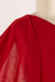 Carmine Italian Wool Jersey Knit