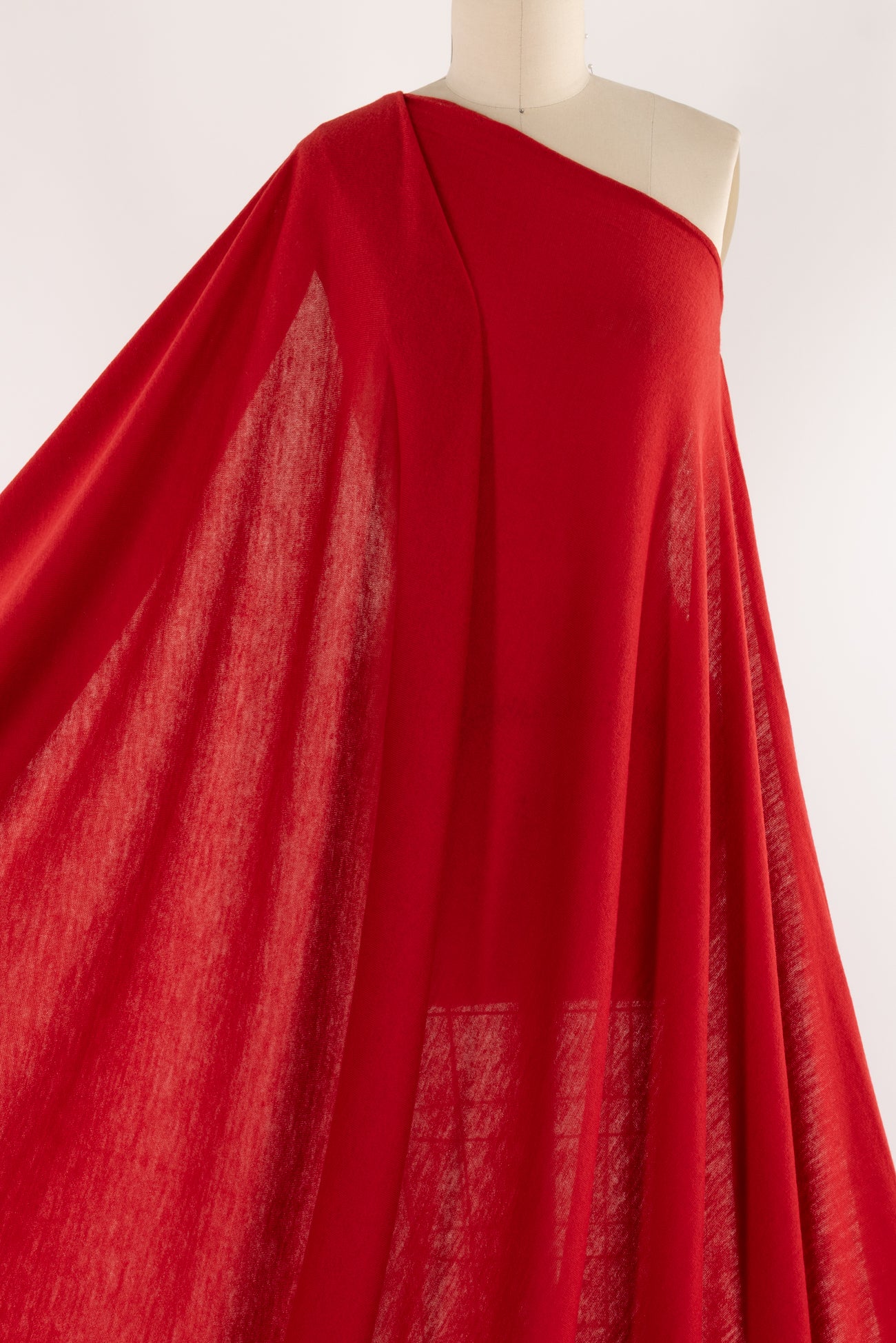 Carmine Italian Wool Jersey Knit