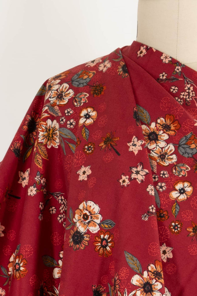 Carmine Miranda Cotton Flannel Woven - Marcy Tilton Fabrics