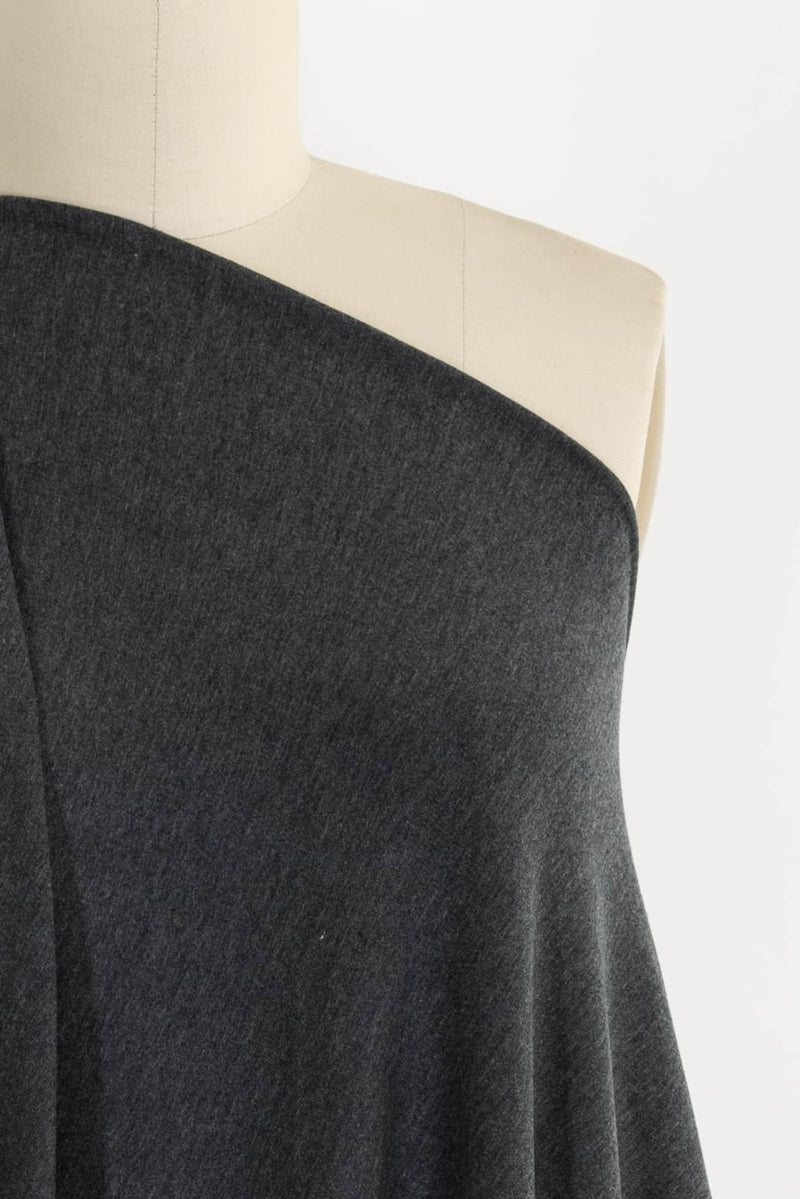 Cement Tencel/Organic Cotton Sweatshirt Fleece Knit - Marcy Tilton Fabrics